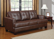 Samuel Upholstered Sleeper Sofa Dark Brown