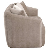 Conjunto de sofá Townsend de 2 piezas tapizado en chenilla color Latte