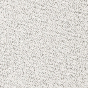 Sofá extra largo tapizado Everly Boucle en color blanco roto