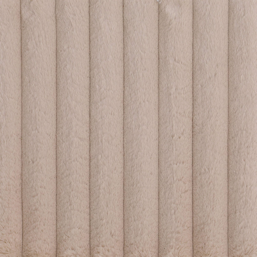 Silla Fayette tapizada sin brazos en color greige
