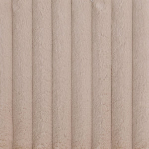 Silla Fayette tapizada sin brazos en color greige