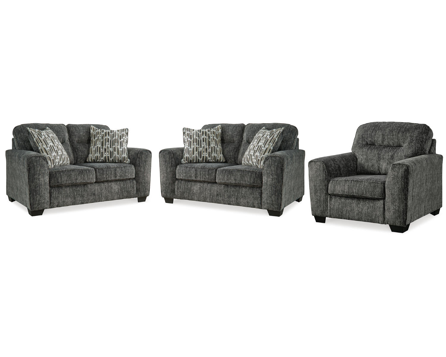 Lonoke 2 Loveseats and Chair