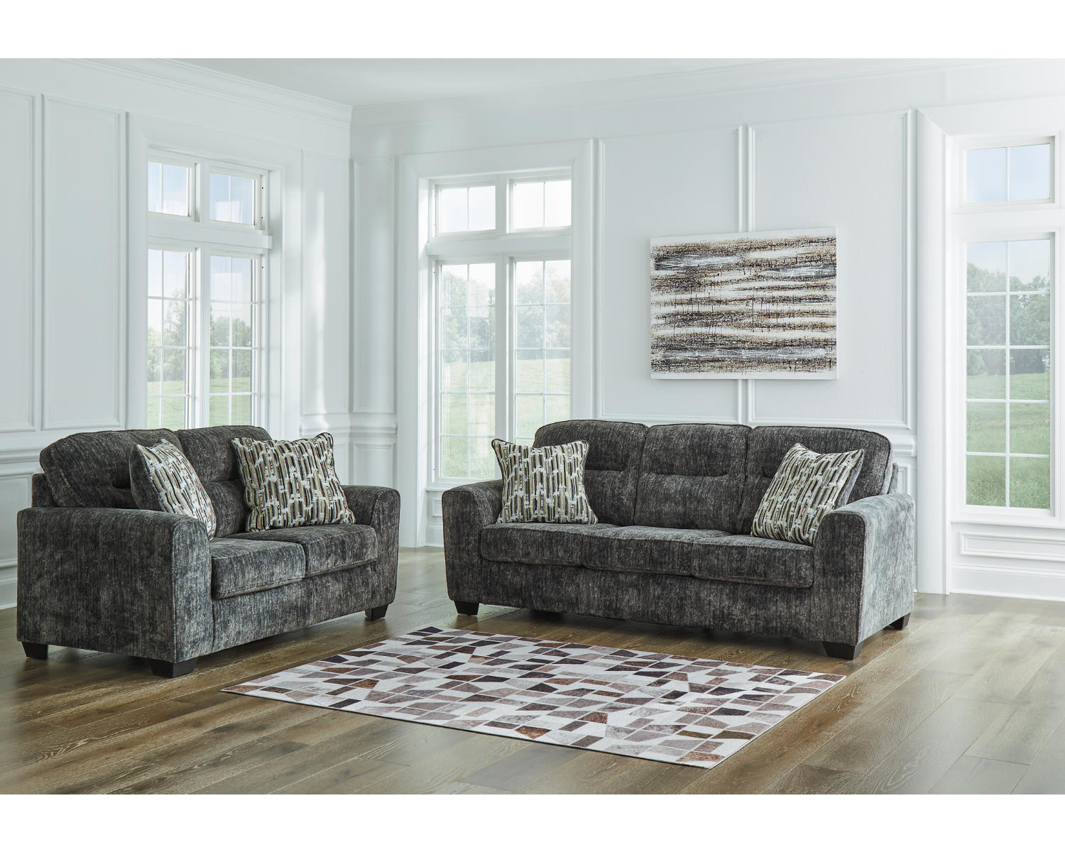 Lonoke Sofa and Loveseat
