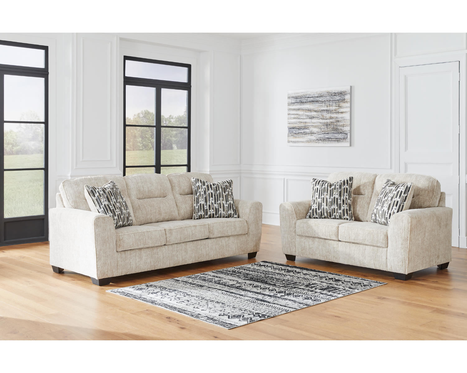 Lonoke Sofa and Loveseat