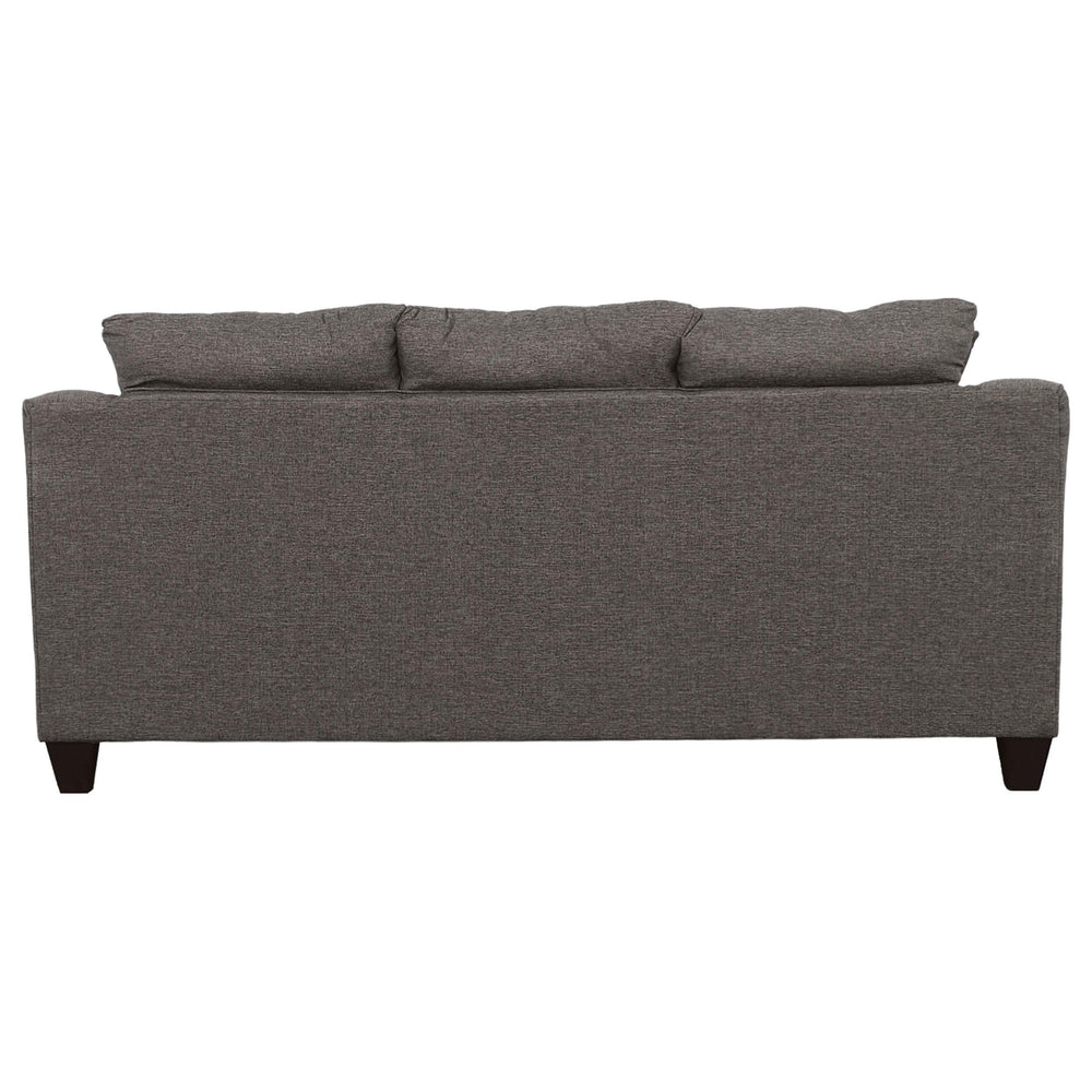 Conjunto de sofá tapizado de 2 piezas con brazos acampanados Salizar, gris