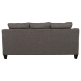 Conjunto de sofá tapizado de 2 piezas con brazos acampanados Salizar, gris