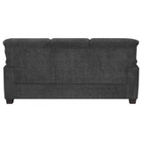 Conjunto de sofá tapizado de 2 piezas Clementine con brazos acolchados, gris