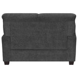 Conjunto de sofá tapizado de 2 piezas Clementine con brazos acolchados, gris