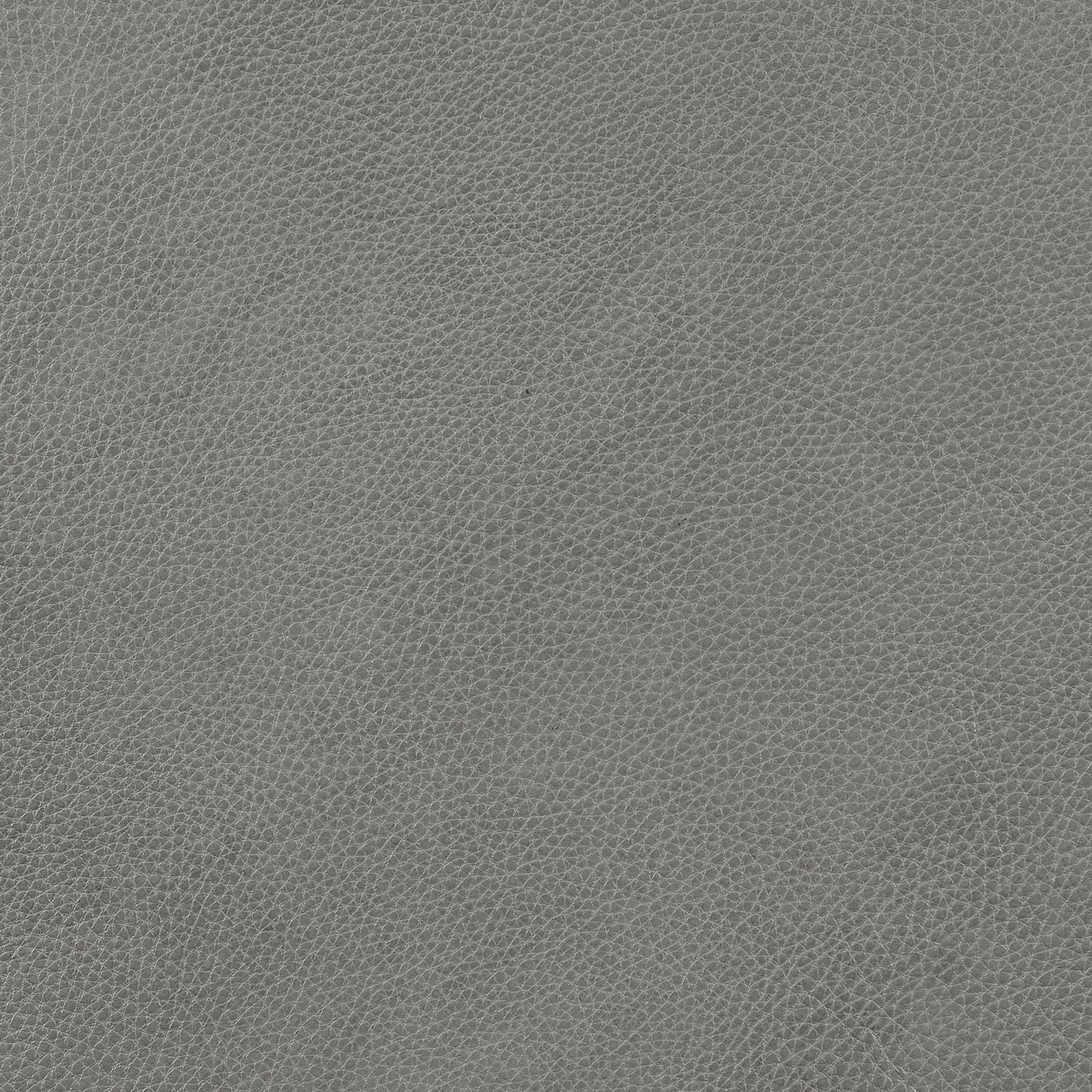 Grayson Leather Upholstered Sloped Arm Sofa Grey