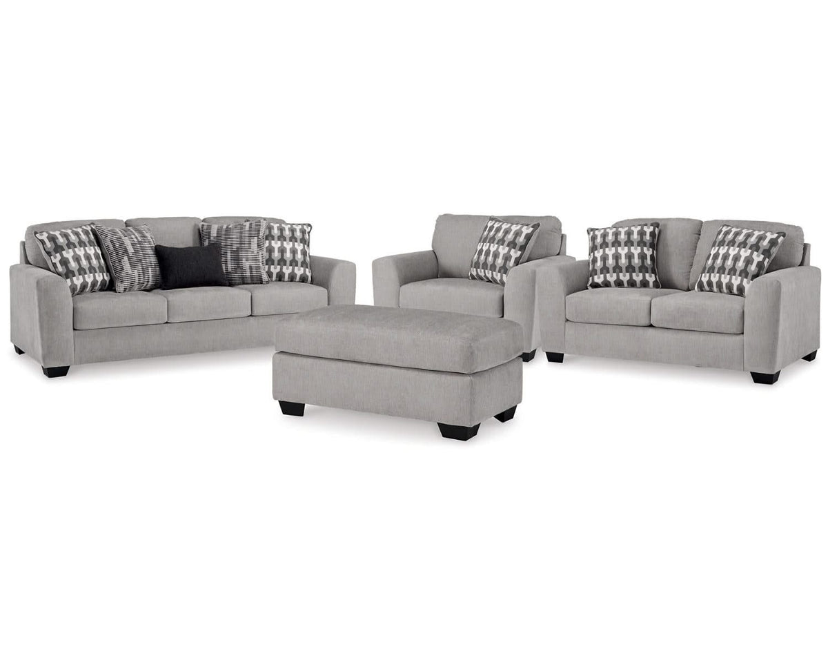 Avenal Park Sofa, Loveseat, Oversized Chair and Ottoman