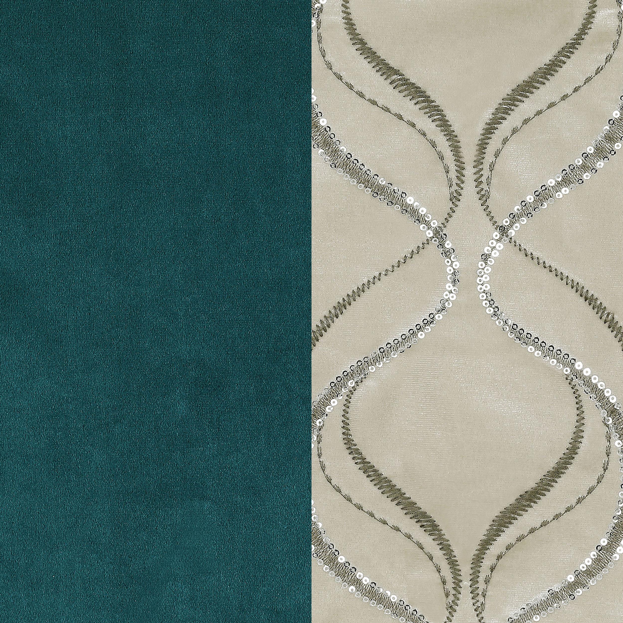 Bellaire Button-tufted Upholstered Sectional Teal
