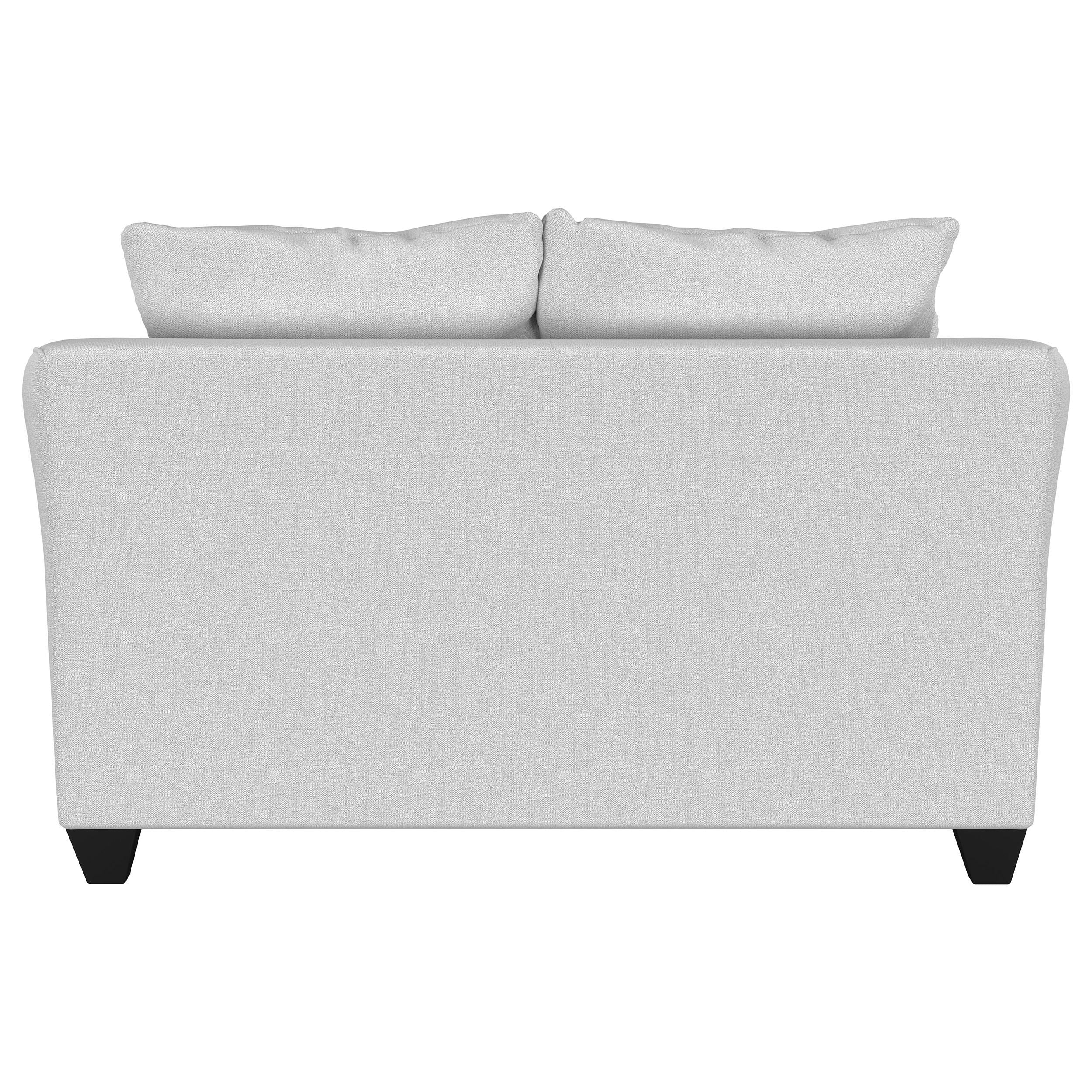 Salizar Upholstered Flared Arm Loveseat Sand