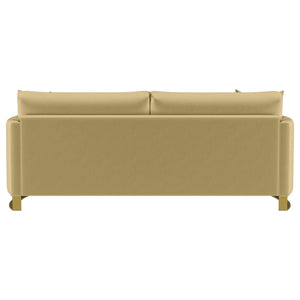 Corliss Upholstered Curved Track Arm Sofa Camel
