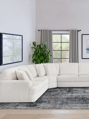 Emberson Upholstered Wedge Ivory