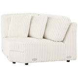 Emberson Upholstered Wedge Ivory