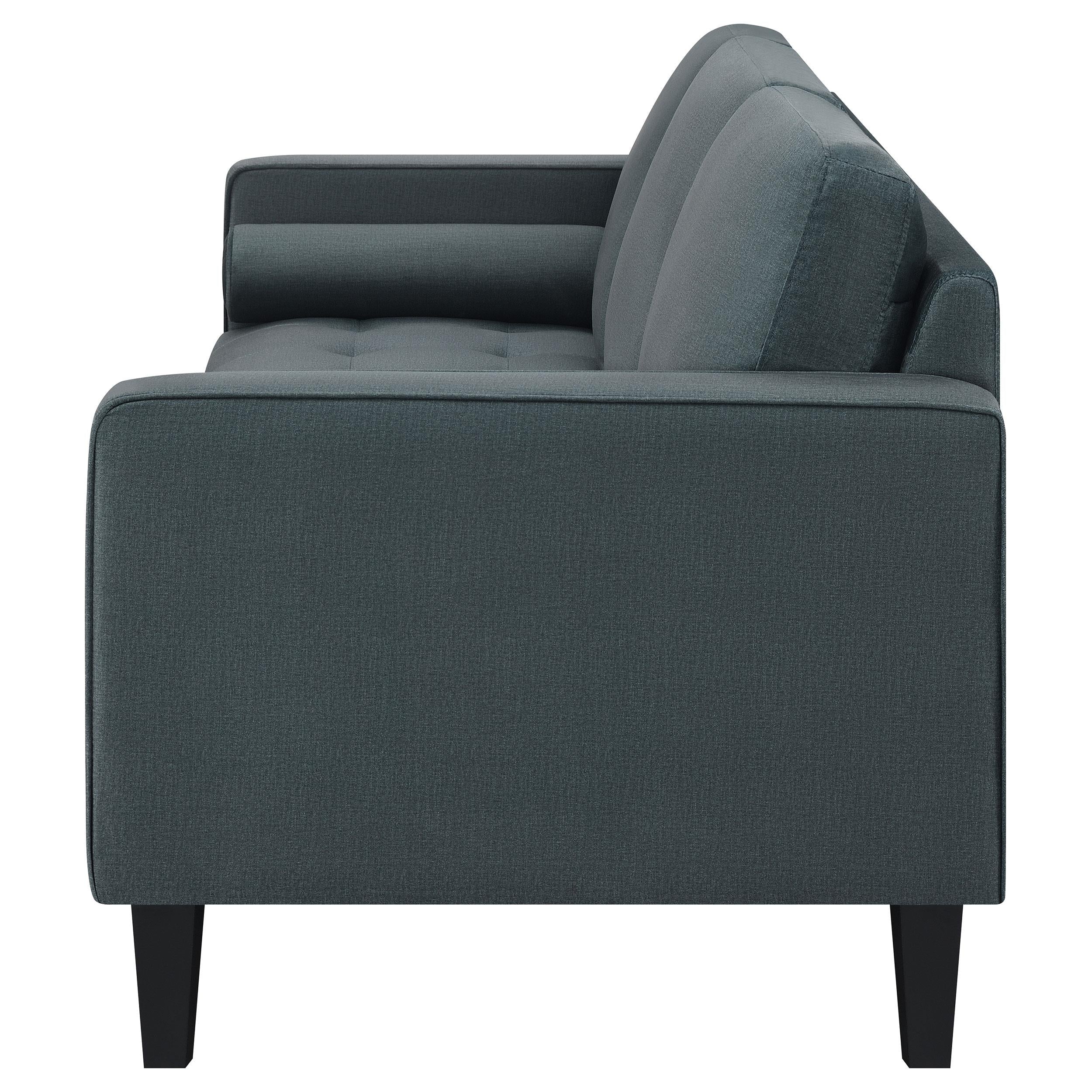 Gulfdale Upholstered Track Arm Sofa Dark Teal