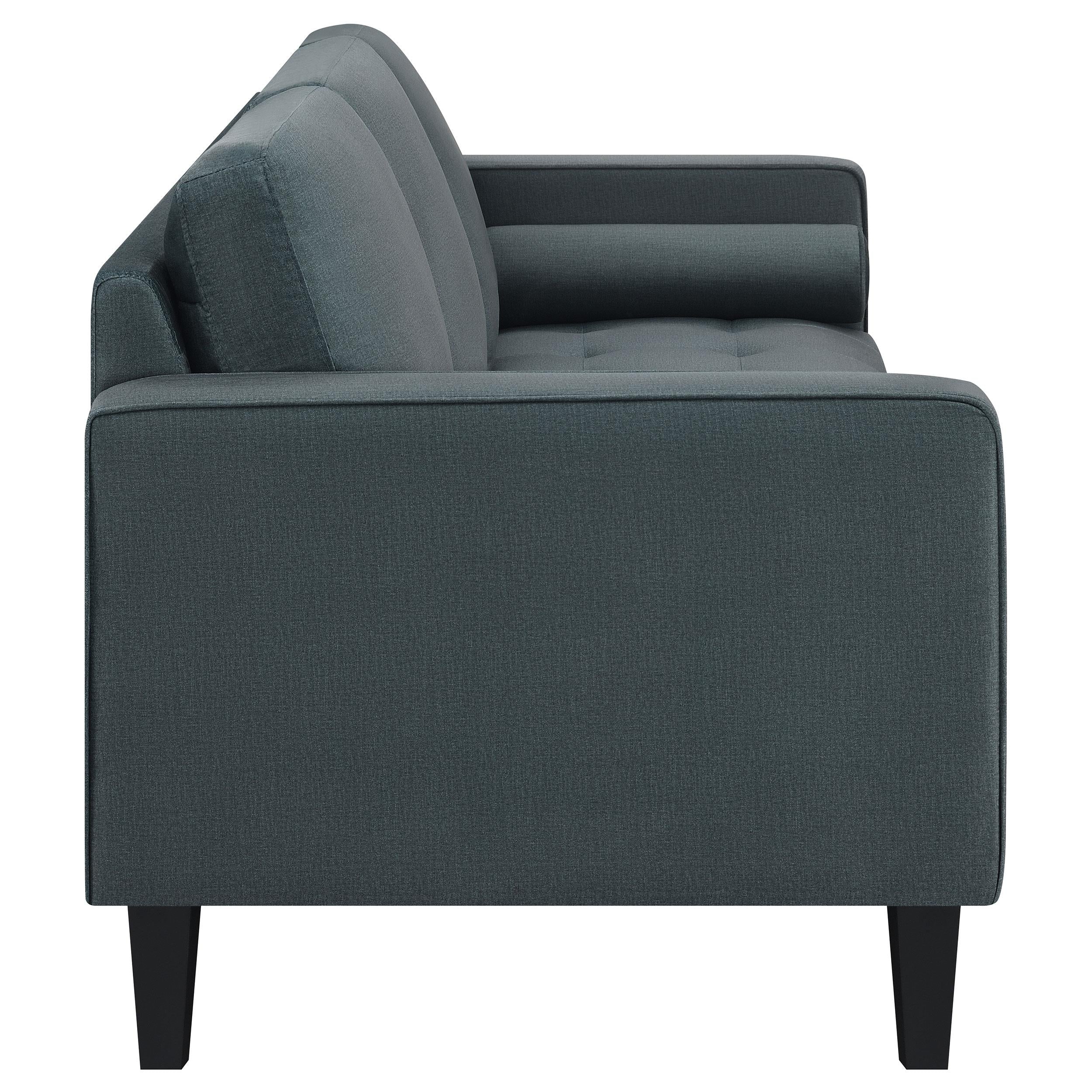Gulfdale Upholstered Track Arm Sofa Dark Teal