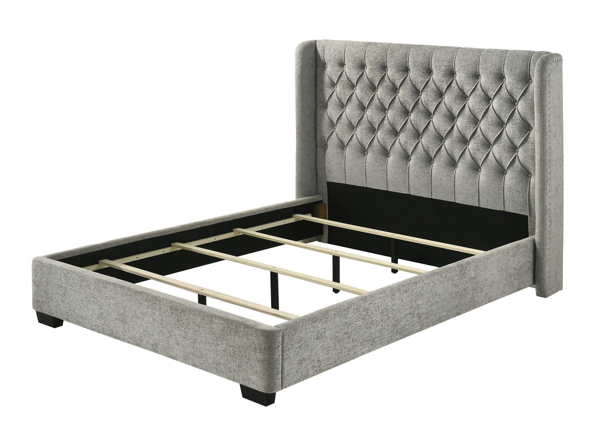 5094LG DAPHNE BED LIGHT GREY