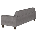 Conjunto de sofá tapizado de 2 piezas con brazos articulados Deerhurst en color carbón