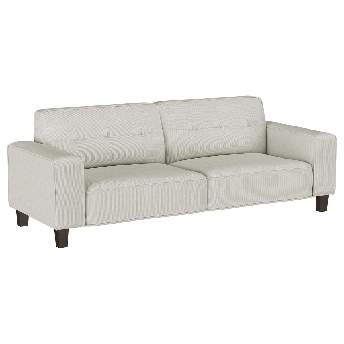 Conjunto de sofá tapizado de 2 piezas con brazos articulados Deerhurst en color gris