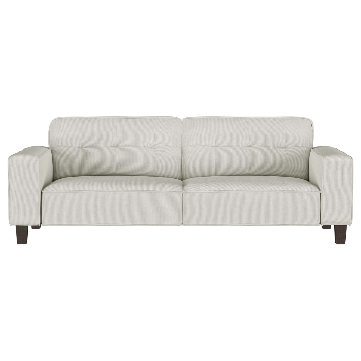 Conjunto de sofá tapizado de 2 piezas con brazos articulados Deerhurst en color gris