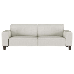 Conjunto de sofá tapizado de 2 piezas con brazos articulados Deerhurst en color gris