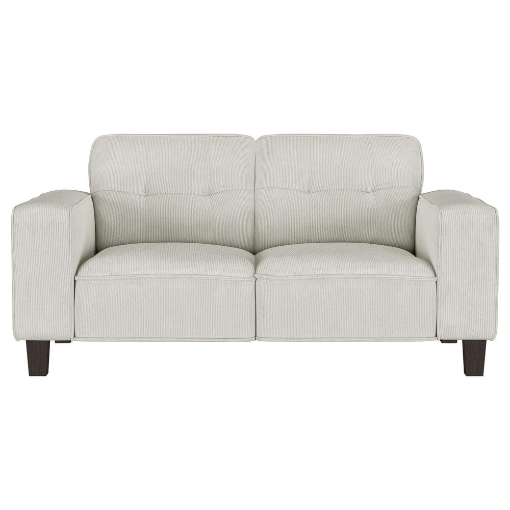 Conjunto de sofá tapizado de 2 piezas con brazos articulados Deerhurst en color gris