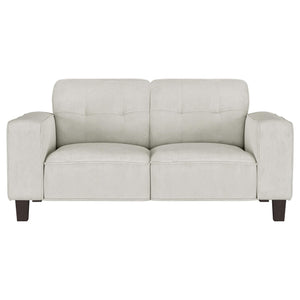 Conjunto de sofá tapizado de 2 piezas con brazos articulados Deerhurst en color gris