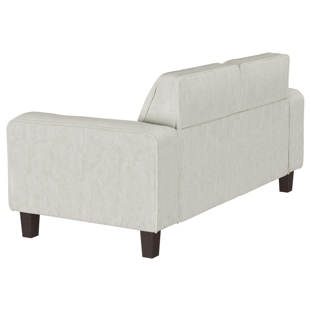 Conjunto de sofá tapizado de 2 piezas con brazos articulados Deerhurst en color gris