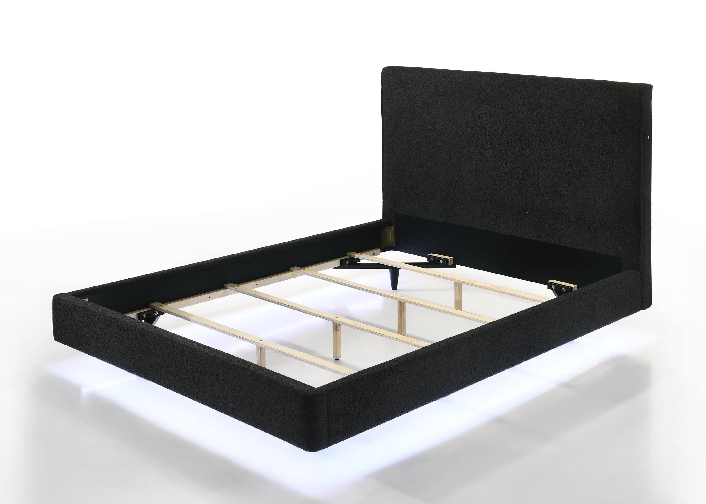 5096BK FABLE BLACK BED  KING FRAME