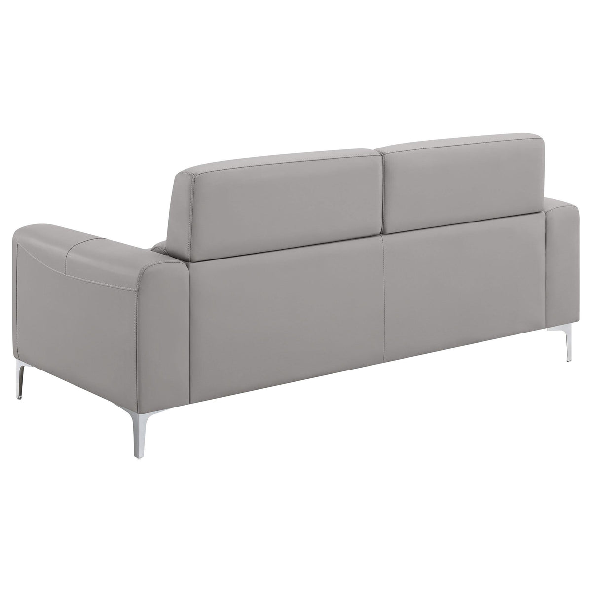 Conjunto de sofá tapizado de 2 piezas Glenmark con brazos en color topo