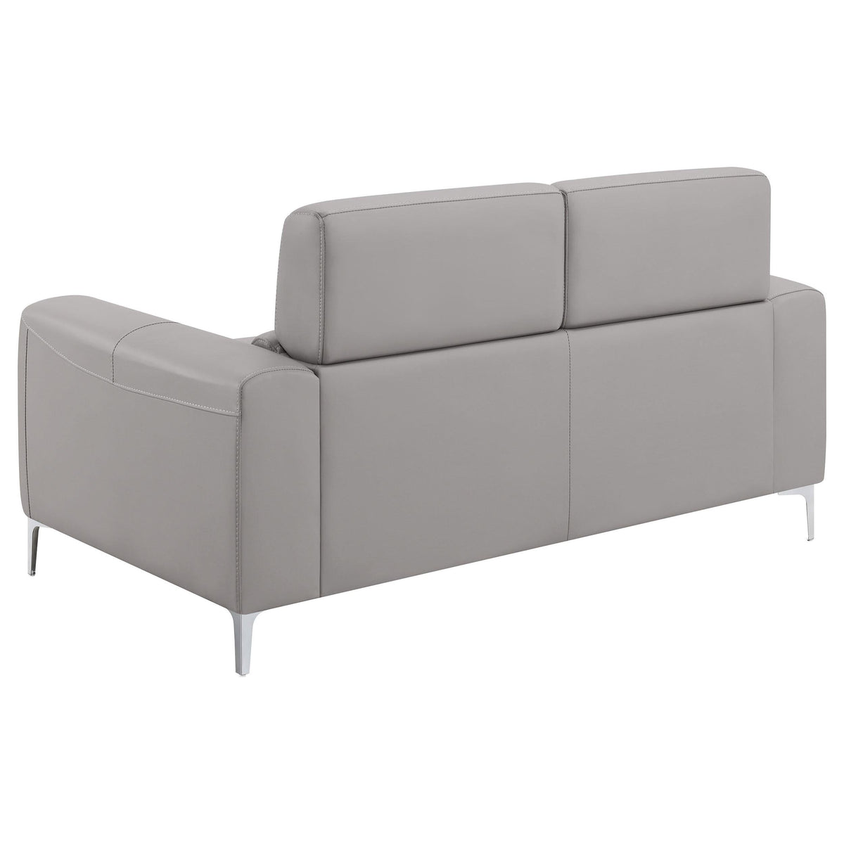 Conjunto de sofá tapizado de 2 piezas Glenmark con brazos en color topo
