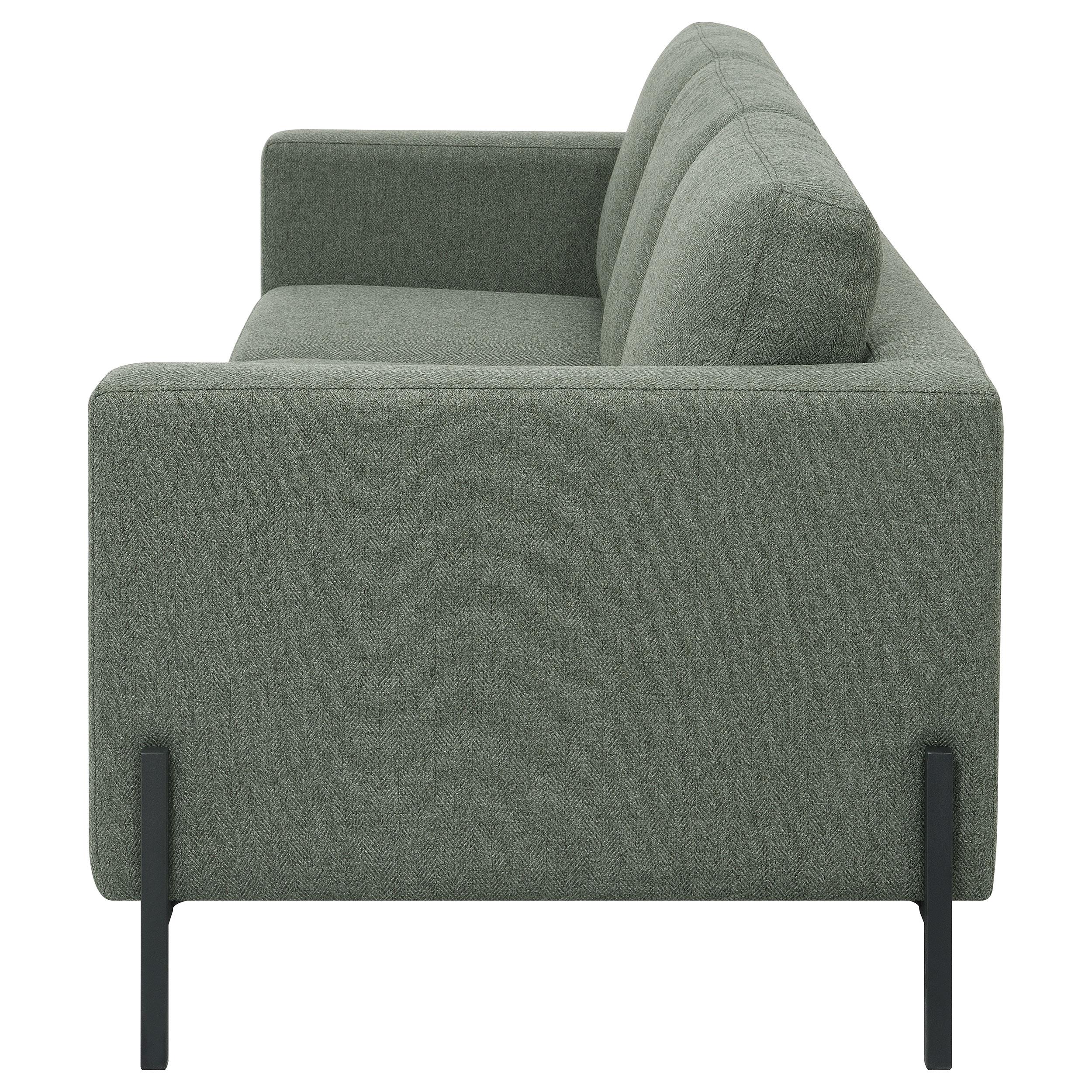 Tilly Upholstered Track Arm Sofa Sage