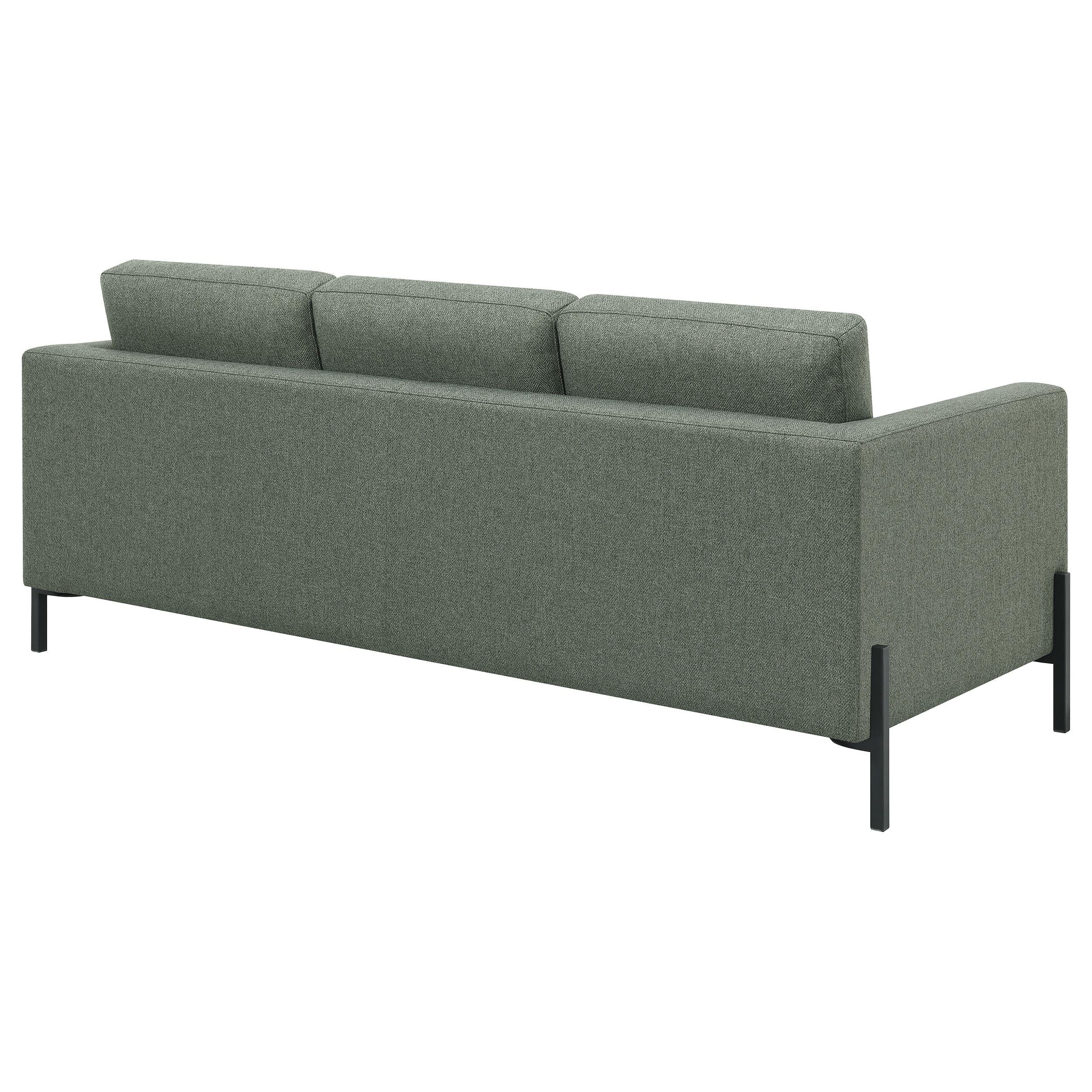 Tilly Upholstered Track Arm Sofa Sage