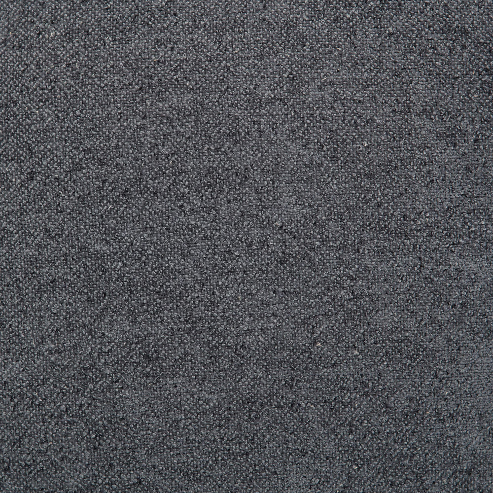 Sillón tapizado Octavia con brazos, color gris carbón