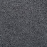 Otomana rectangular tapizada Octavia gris carbón