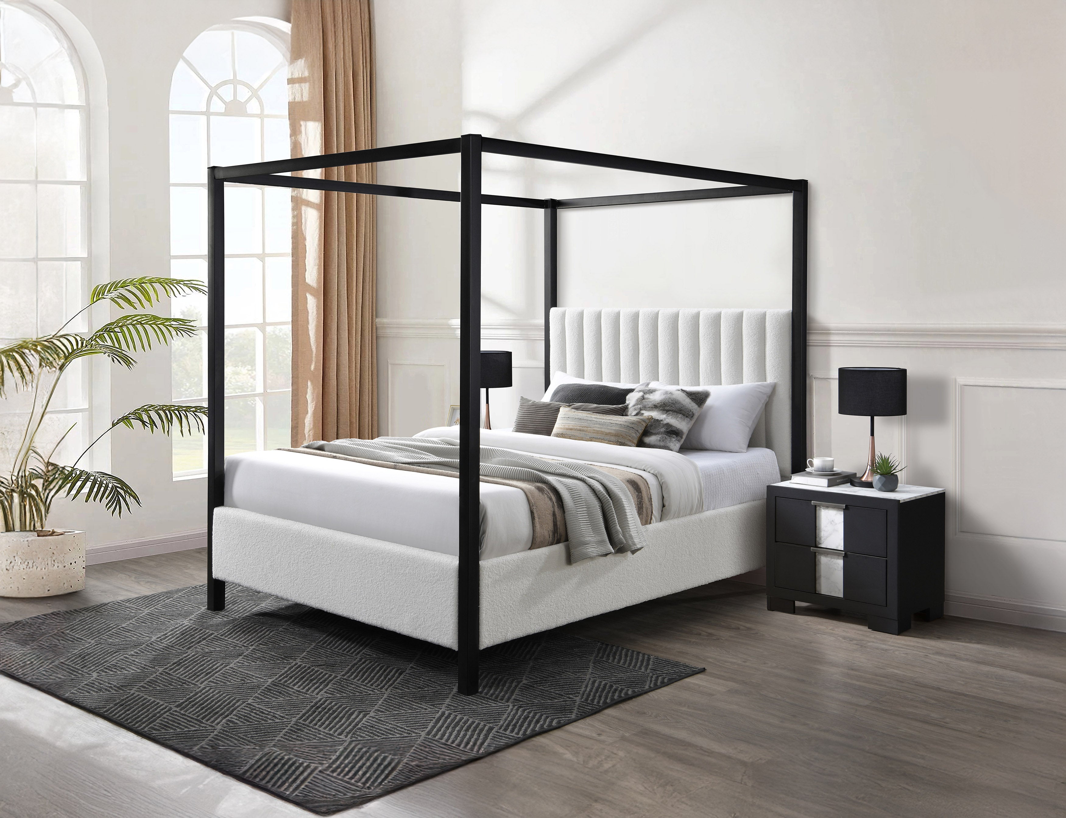 RANGLEY NIGHT STAND - BLACK