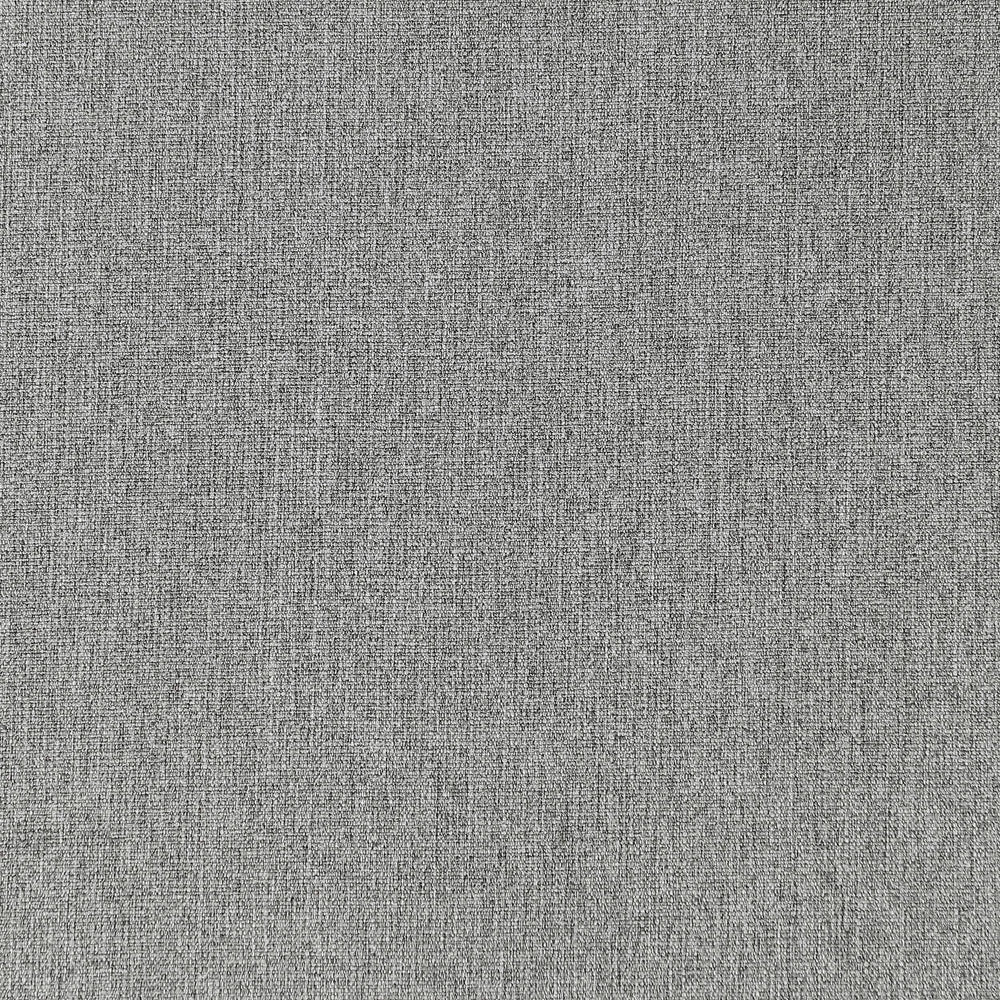 Sillón tapizado Blake con brazos articulados, color gris piel de tiburón