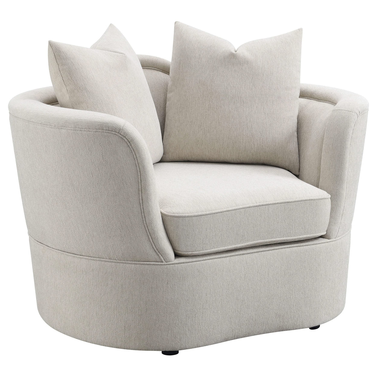 Silla tapizada Kamilah con respaldo camel beige