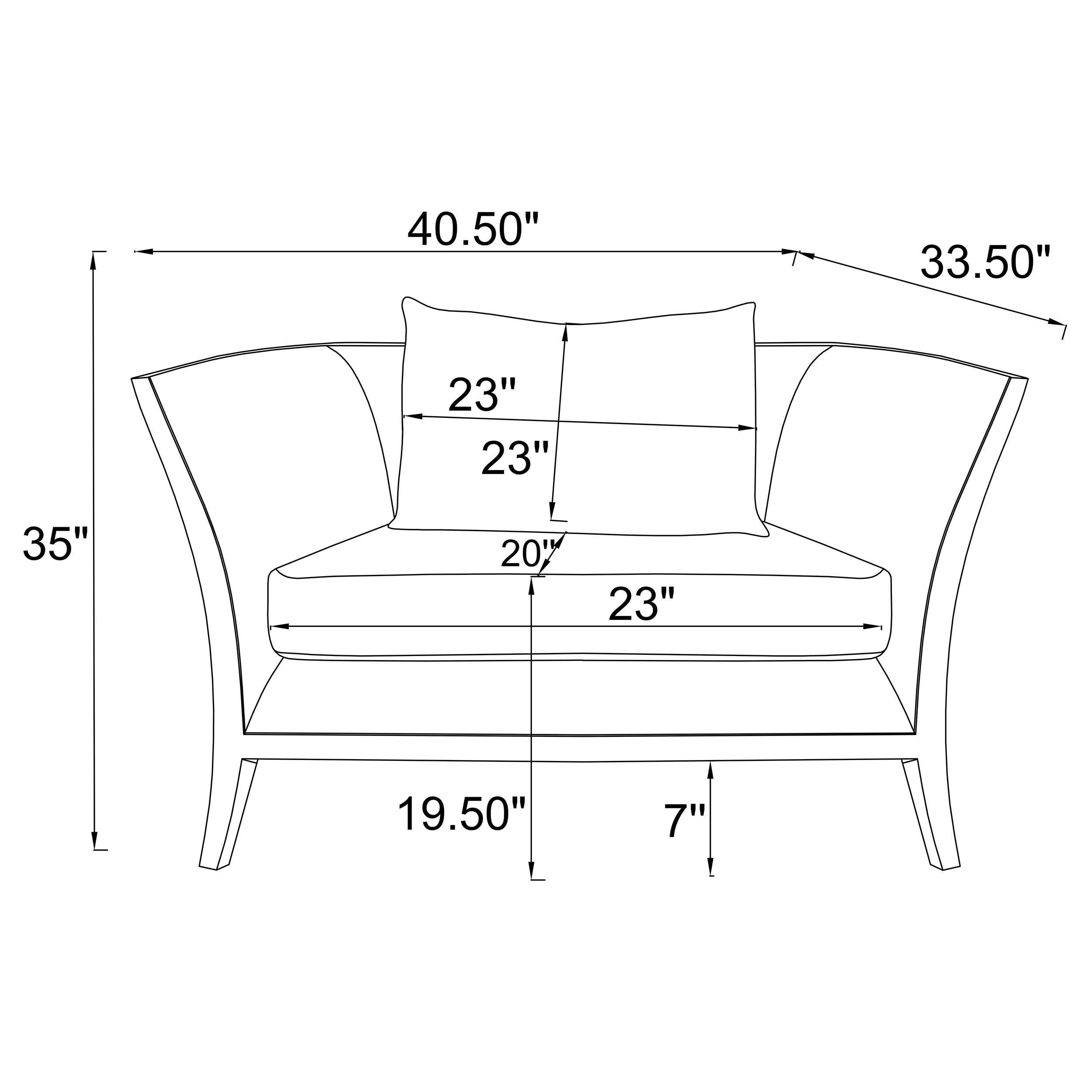 Lorraine Upholstered Flared Arm Accent Chair Beige