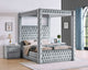 5114GY ANNABELLE CAMA CON DOSEL GRIS