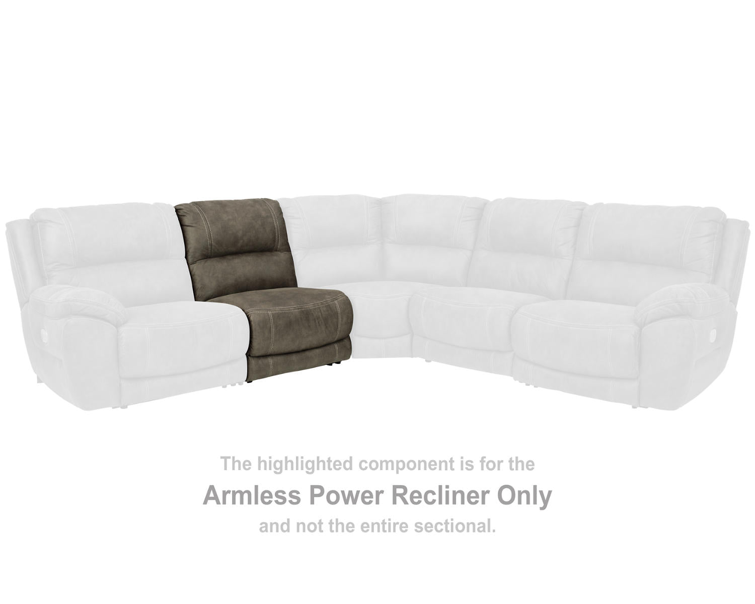 Cranedall Armless Power Recliner