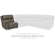 Cranedall Left-Arm Facing Power Recliner