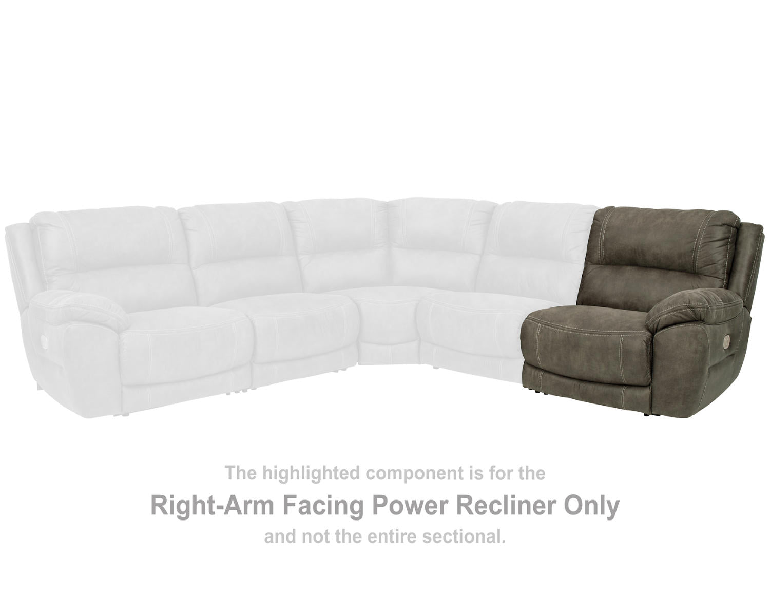 Cranedall Right-Arm Facing Power Recliner