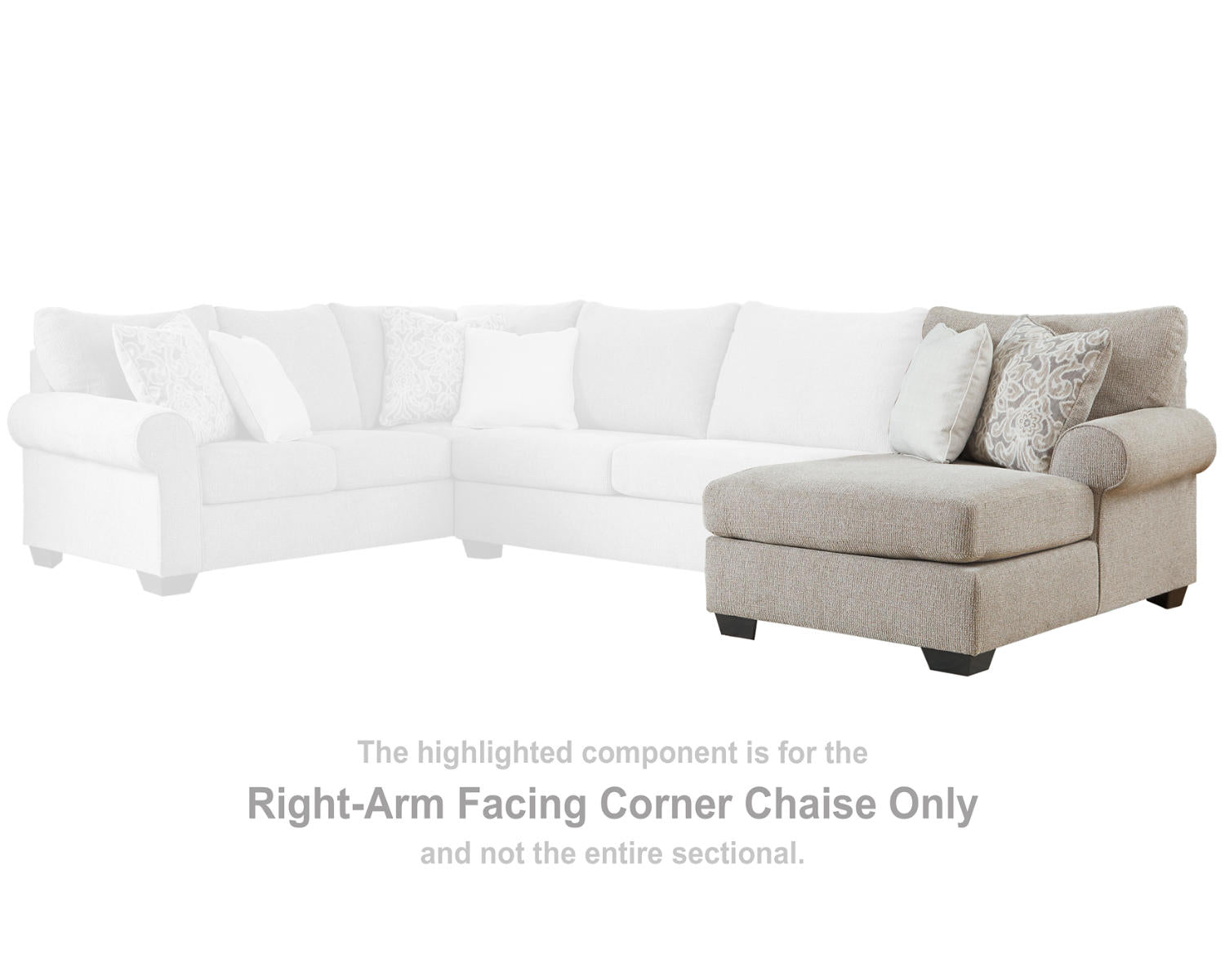 Baranello Right-Arm Facing Corner Chaise