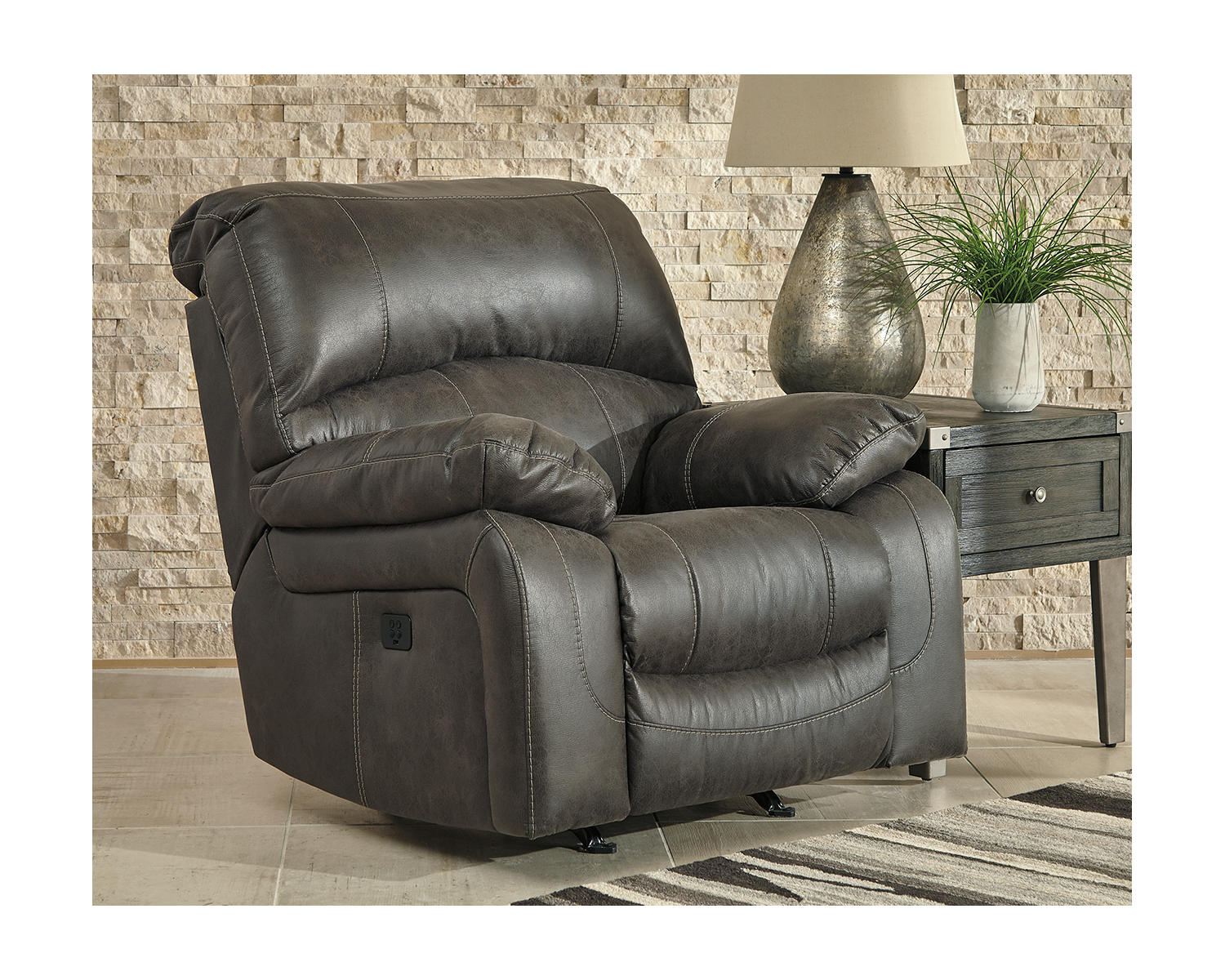 Dunwell Power Reclining Sofa and Loveseat with Power Recliner