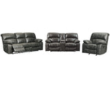 Sofá y loveseat reclinables eléctricos Dunwell con sillón reclinable eléctrico