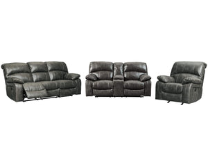 Sofá y loveseat reclinables eléctricos Dunwell con sillón reclinable eléctrico