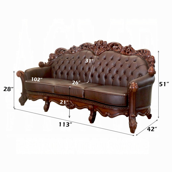 Vendome Oversized Sofa W/4 Pillows