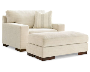Sofá, loveseat, silla y otomana Maggie